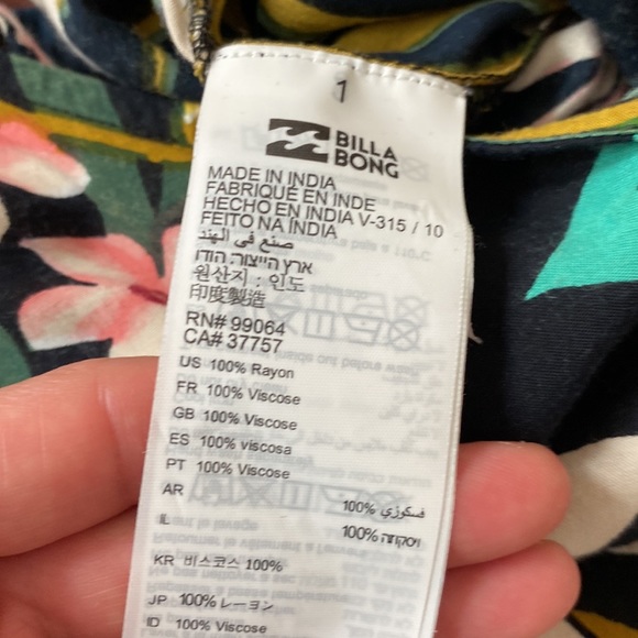 Billabong Floral Romper Jumpsuit - Picture 16 of 16